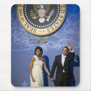 Tapis De Souris Le président Barack & Michele Obama