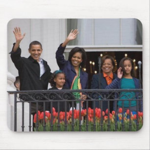 Tapis De Souris Le président Barack Obama et sa famille