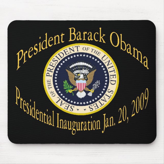 Tapis De Souris Le Président Obama Commemorative Inauguration (Devant)