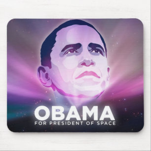 Tapis De Souris Le Président Obama PRÉSIDENT de l'ESPACE