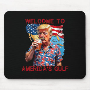 Tapis De Souris Le président Trump souhaite la bienvenue dans le G