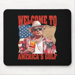 Tapis De Souris Le président Trump souhaite la bienvenue dans le G