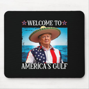 Tapis De Souris Le président Trump souhaite la bienvenue dans le G