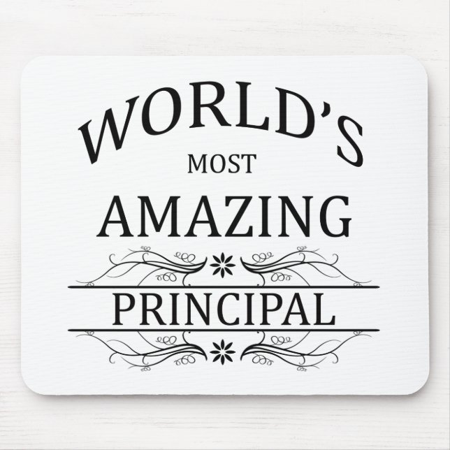 Tapis De Souris Le principal le plus extraordinaire du monde (Devant)