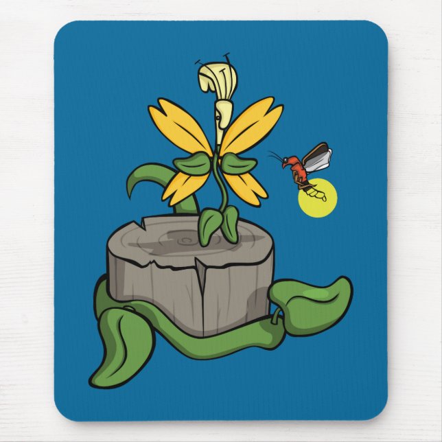 Tapis De Souris Le printemps accueille Mousepad d'été (Devant)