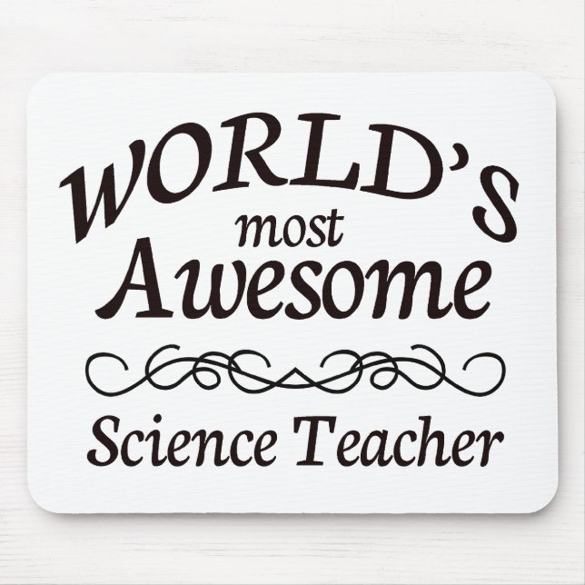Tapis De Souris Le professeur de Sciences le plus impressionnant (Devant)