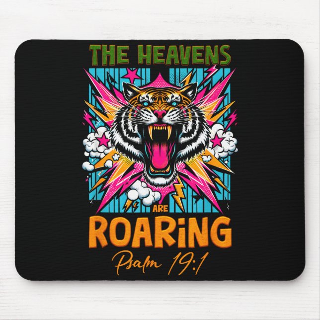 Tapis De Souris Le psaume 19 1 La foi chrétienne T (Devant)