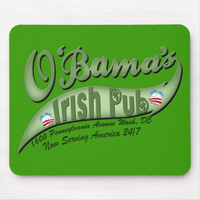 Tapis De Souris Le pub irlandais d'O'bama (Devant)