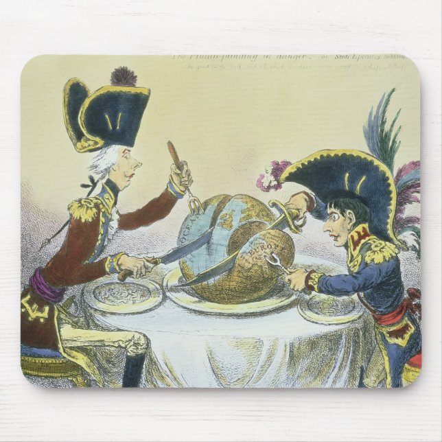 Tapis De Souris Le pudding de prune en danger, 1805 (Devant)