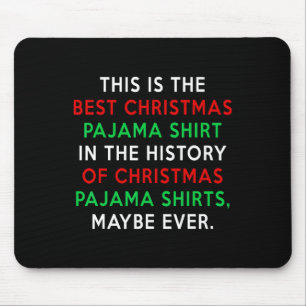 Tapis De Souris Le pyjama de Noël de Trump - Citation amusante de