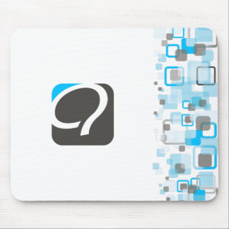 Tapis De Souris Le Q Mousepad - bleu de Quaero