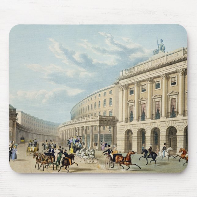 Tapis De Souris Le quart de cercle, rue de régent, de Piccadilly (Devant)