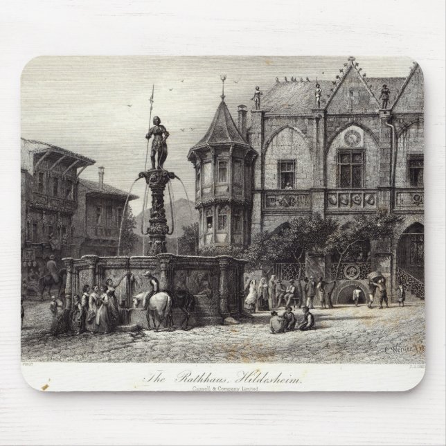 Tapis De Souris Le Rathhaus, Hildesheim (Devant)