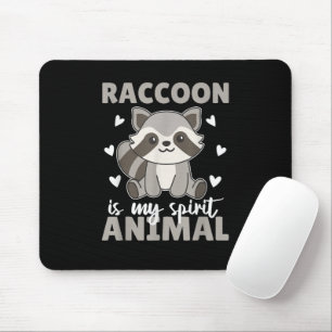 Tapis De Souris Le Raton Laveur Est Mon Animal Spirituel Raton Lav