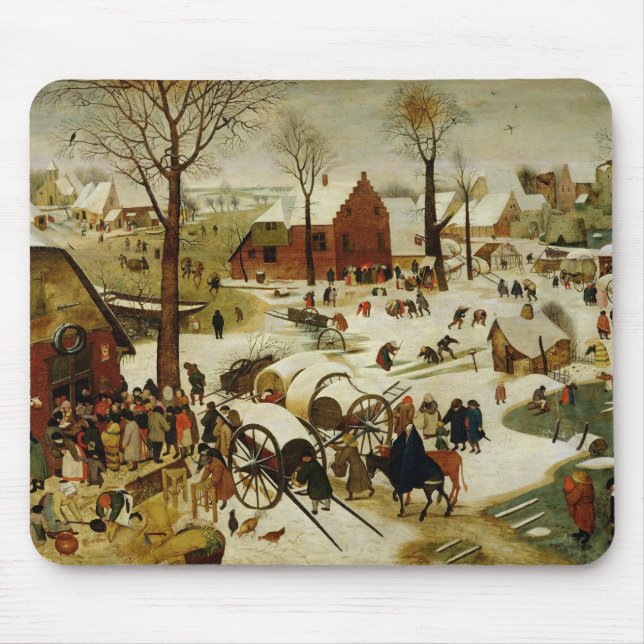 Tapis De Souris Le recensement à Bethlehem (Devant)