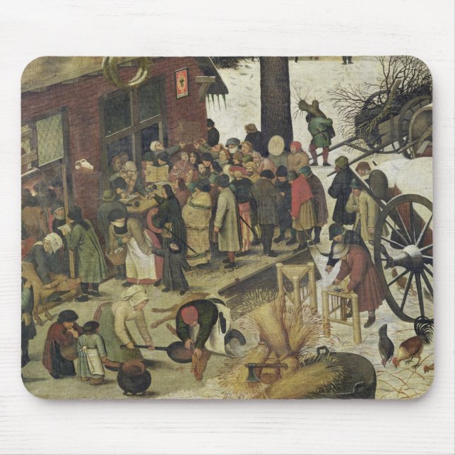 Tapis De Souris Le recensement à Bethlehem 2 (Devant)