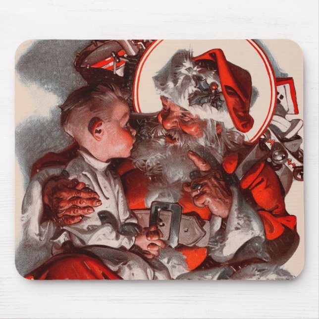Tapis De Souris Le recouvrement de Père Noël (Devant)