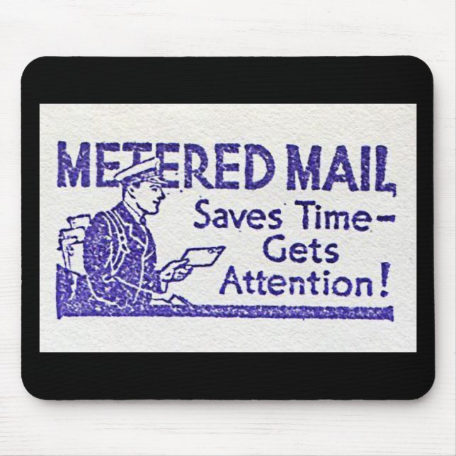 Tapis De Souris Le rétro courrier dosé par Mousepad collectionnent (Devant)
