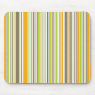 Tapis De Souris Le rétro vert de brun d'orange barre Mousepad