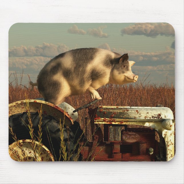 Tapis De Souris Le rêve d'un porc (Devant)