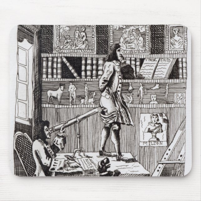 Tapis De Souris Le Richardson compliqué, 1724 (Devant)