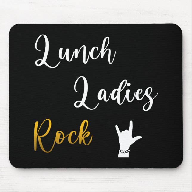 Tapis De Souris Le Rock des dames du déjeuner (Devant)