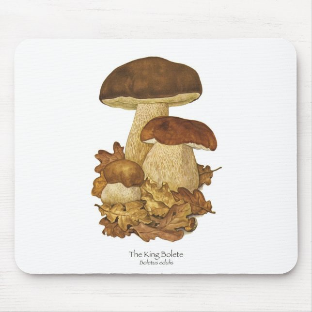 Tapis De Souris Le Roi Bolete Mushroom Mousepad (Devant)