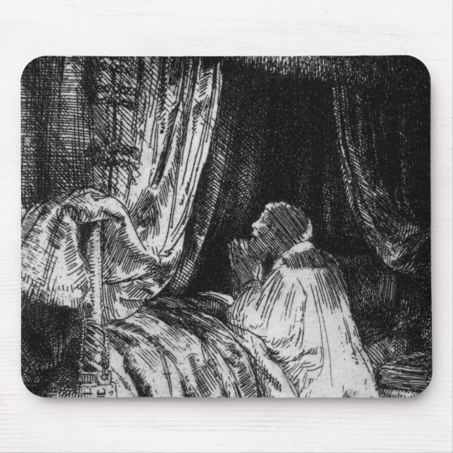 Tapis De Souris Le Roi David à la prière, 1652 (Devant)