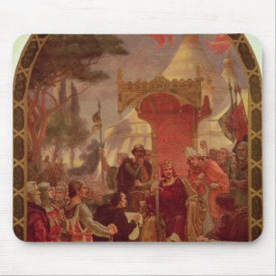 Tapis De Souris Le Roi John Granting la Magna Carta en 1215, 1900