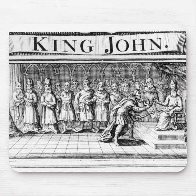 Tapis De Souris Le Roi John rend sa couronne (Devant)