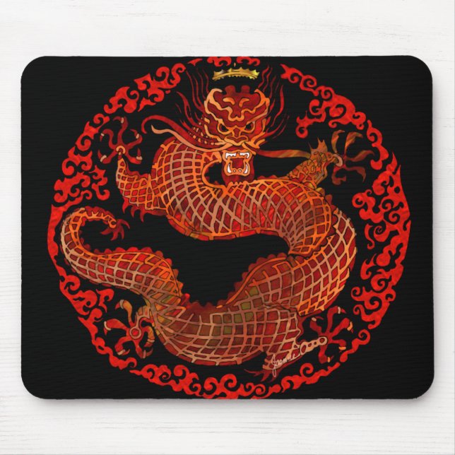 Tapis De Souris Le Roi Mousepad de dragon (Devant)