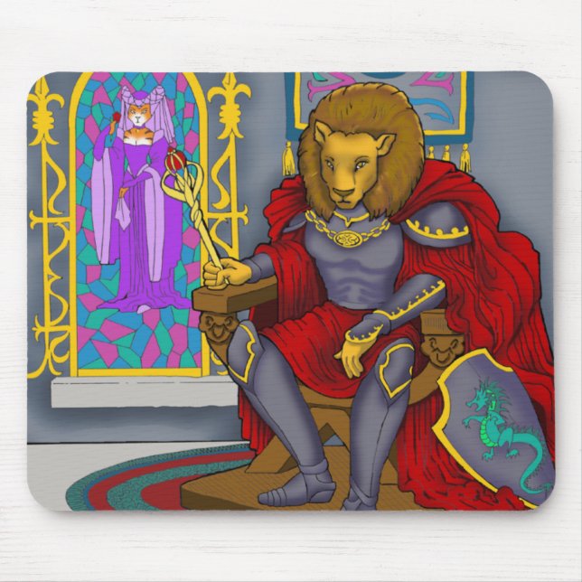 Tapis De Souris Le Roi Mousepad de lion (Devant)