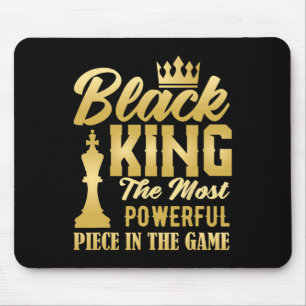 Tapis De Souris Le Roi Noir La Pièce La Plus Puissante Du Jeu Homm