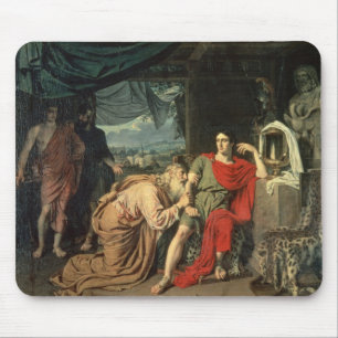 Tapis De Souris Le Roi Priam priant Achille pour le retour de