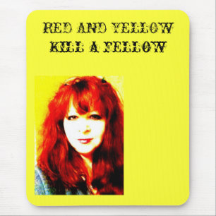 Tapis De Souris Le ROUGE ET LE JAUNE tuent un camarade