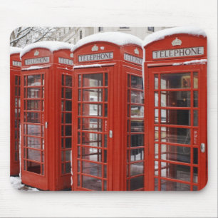 Tapis De Souris Le rouge téléphone près de Big Ben