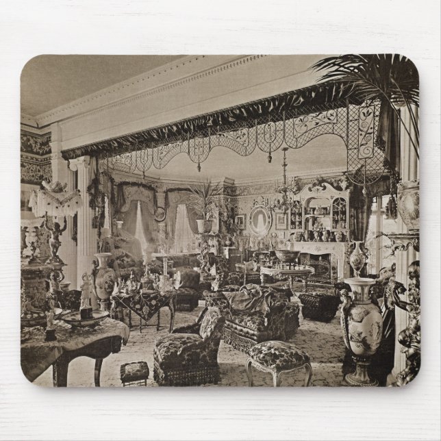 Tapis De Souris Le salon, Wickham Hall, Kent, 1897 (Devant)