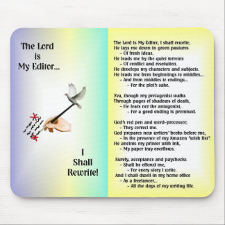 Tapis De Souris Le seigneur est mon rédacteur--Mousepad
