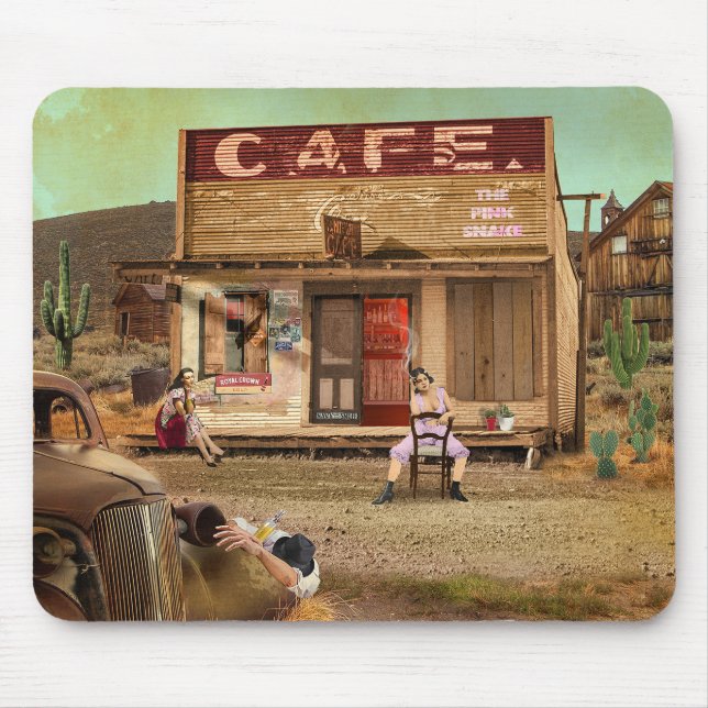 Tapis De Souris Le serpent rose (Devant)