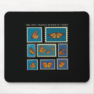 Tapis De Souris Le seul papillon Monarque orange que je veux timbr