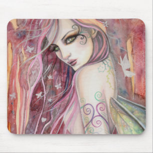 Tapis De Souris Le Shy Flirt Art Fairy Imaginaire Moderne