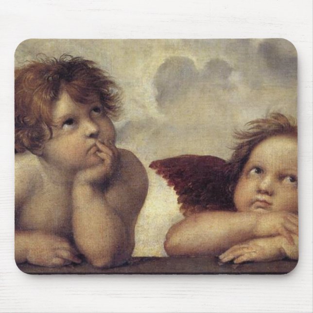 Tapis De Souris Le Sistine Madonna (détail) (Devant)
