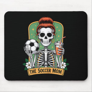 Tapis De Souris Le Soccer Carte Tarot Skeleton Jeu Jour Fier