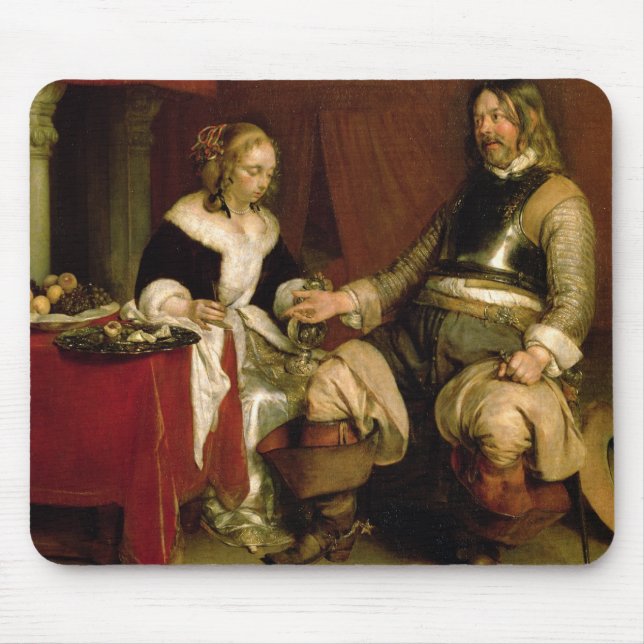 Tapis De Souris Le soldat de monsieur (huile sur la toile) (Devant)