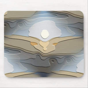 TAPIS DE SOURIS LE SOLEIL SUR LES COLLINES