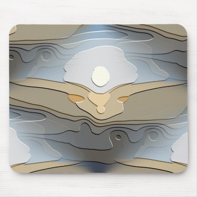 TAPIS DE SOURIS LE SOLEIL SUR LES COLLINES (Devant)