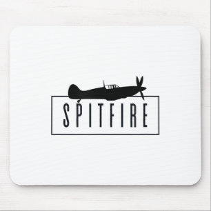 Tapis De Souris Le Spitfire, Un Avion De Combat Britannique Iconiq