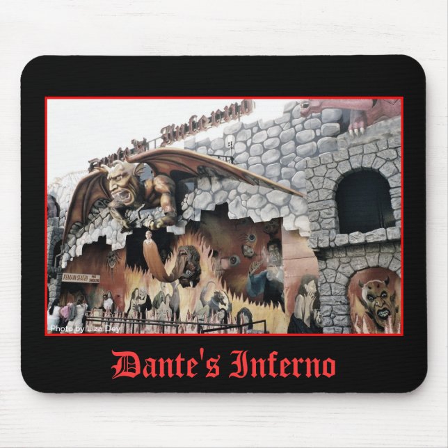 Tapis De Souris Le Spookhouse d'enfer de Dante Mousepad (Devant)
