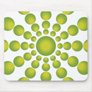 Tapis De Souris Le style années 70 vert