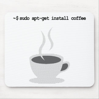 Tapis De Souris le sudo convenable-obtiennent installent le café